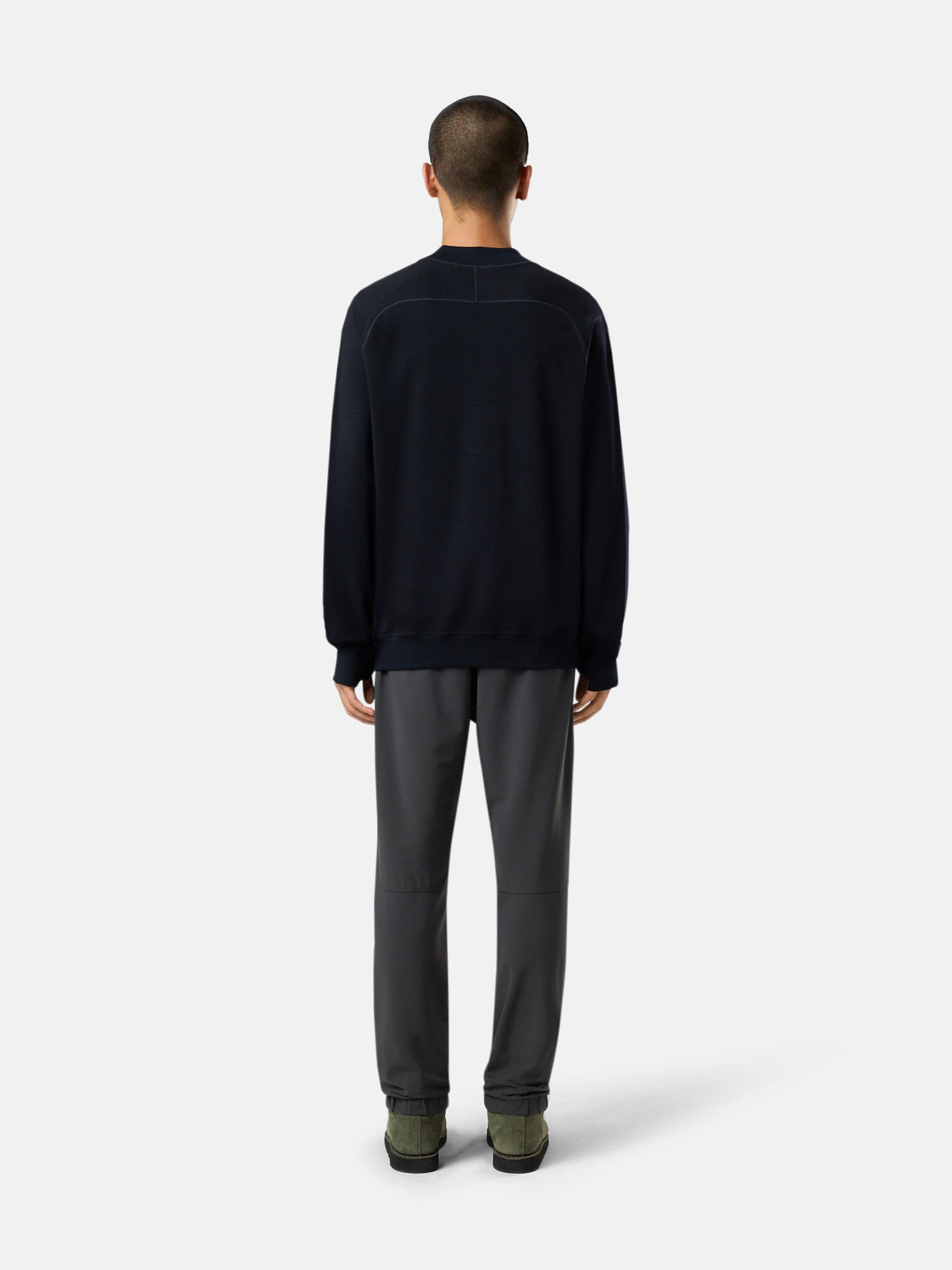623G5 LIGHT STRETCH WOOL COTTON FLEECE_STONE ISLAND STELLINA