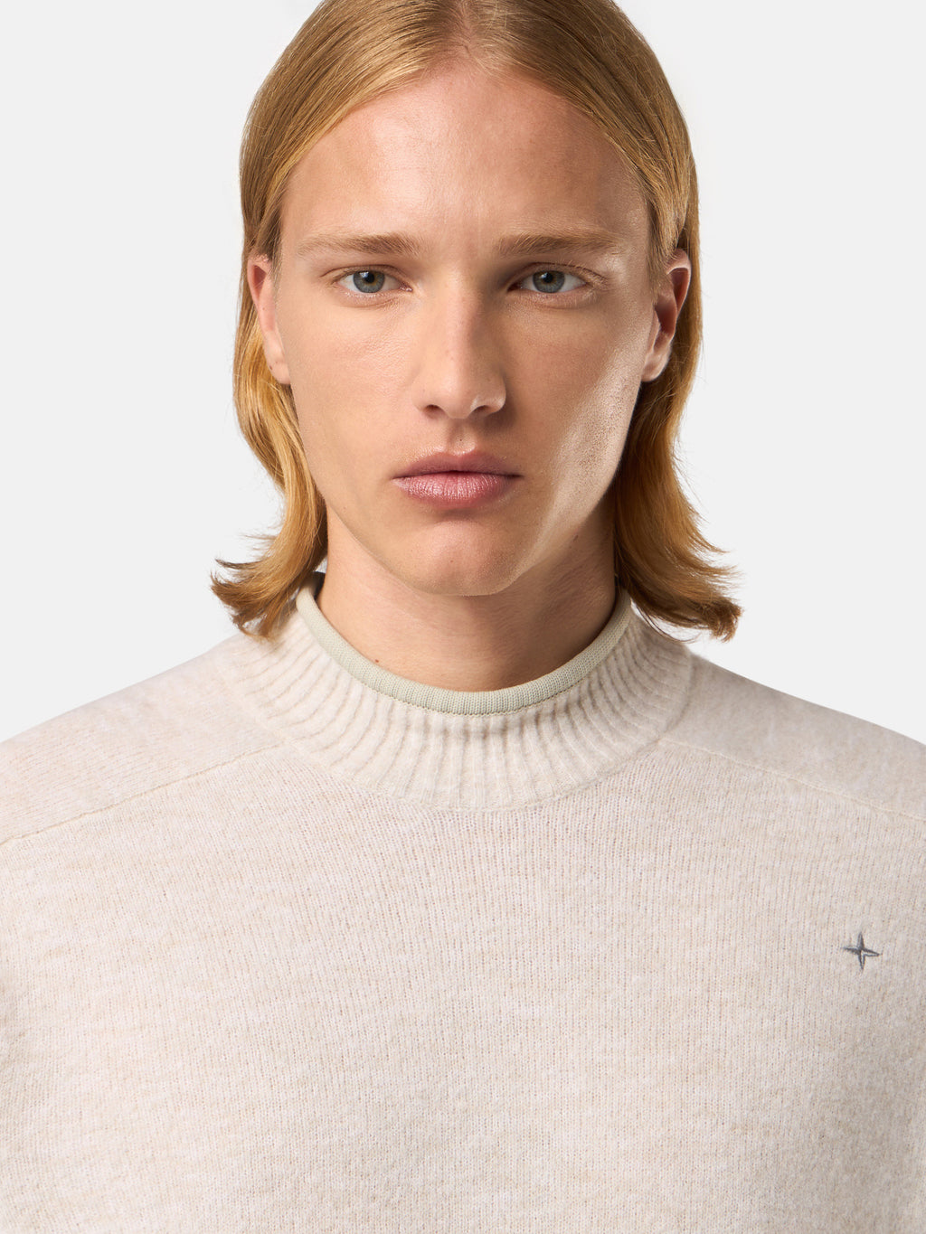 570GA GAUZED EFFECT WOOL BLEND_STONE ISLAND STELLINA