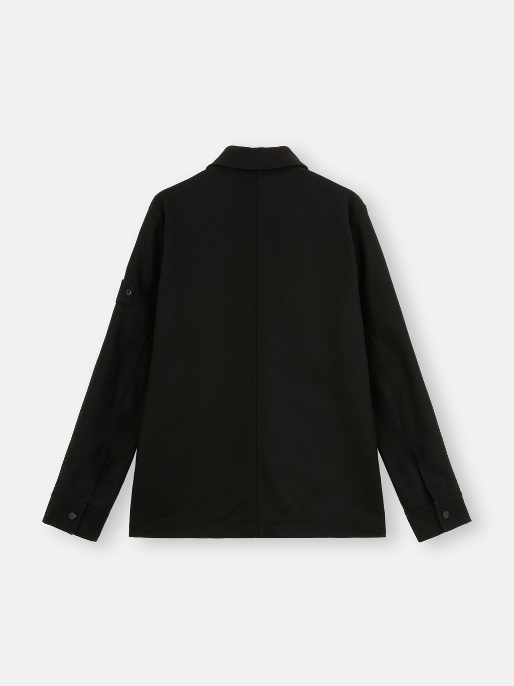 120F4 WOOL NYLON FLANNEL_STONE ISLAND GHOST PIECE