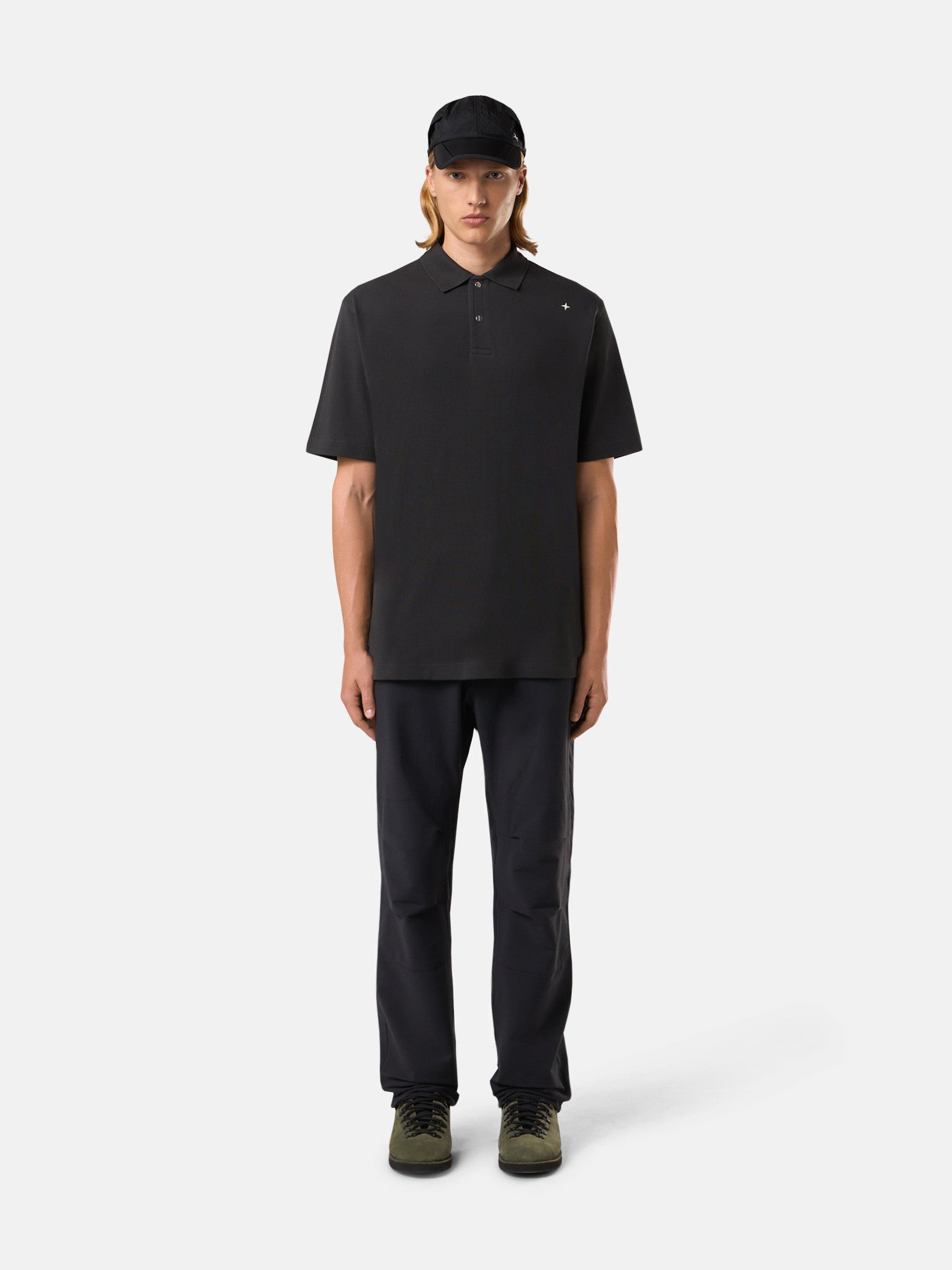 203G4 50/2 ORGANIC COTTON PIQUÉ_STONE ISLAND STELLINA
